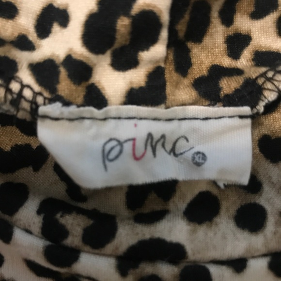 Cheetah High Neck Sleeveless Top (2 for $7) - Picture 2 of 3